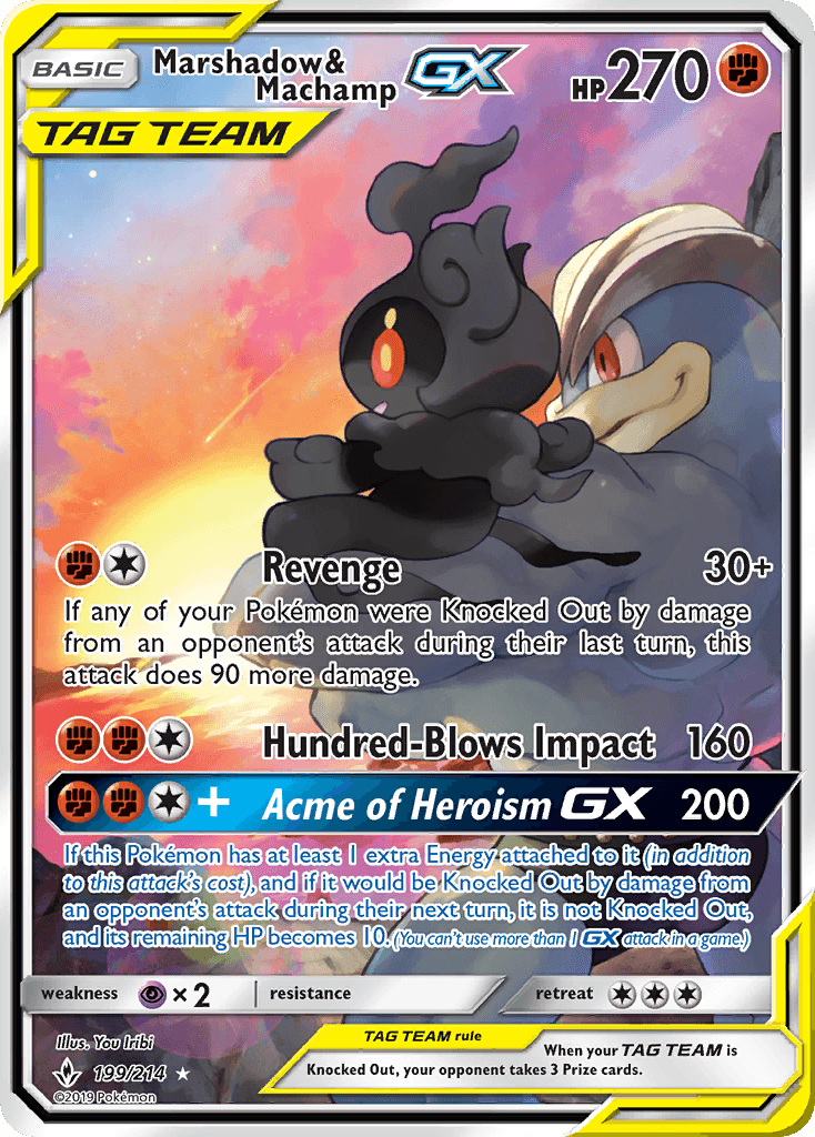 Marshadow & Machamp-GX 199/214