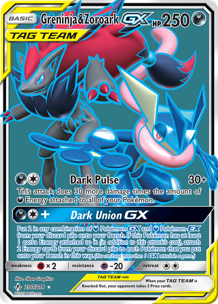 Greninja & Zoroark-GX 200/214