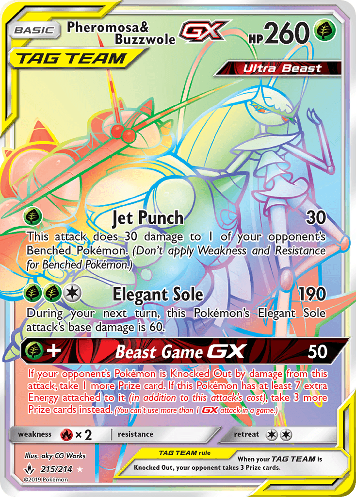 Pheromosa & Buzzwole-GX 215/214