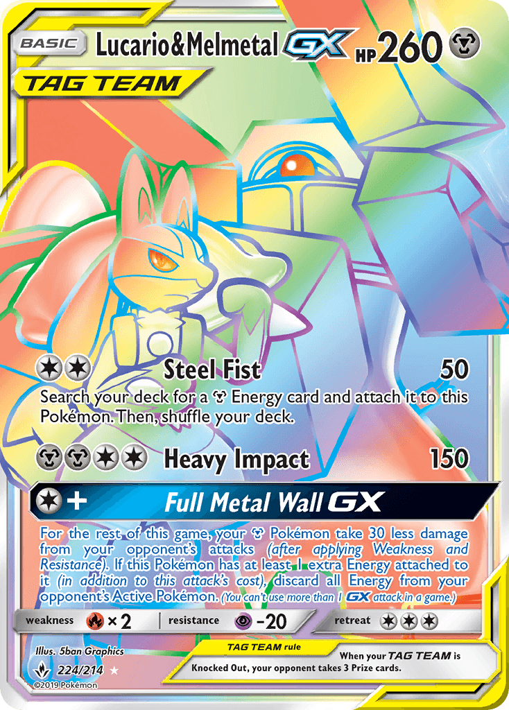 Lucario & Melmetal-GX 224/214