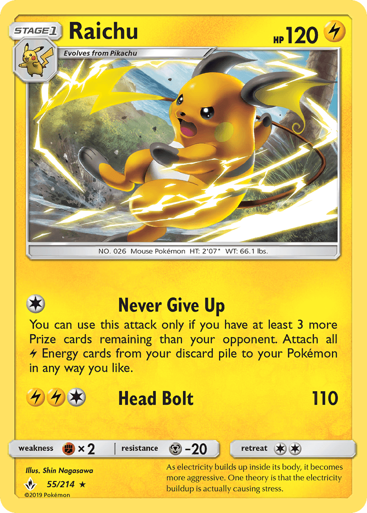Raichu 55/214