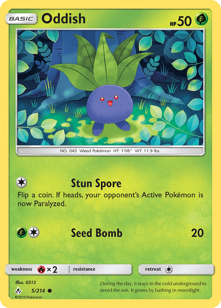 Oddish 5/214