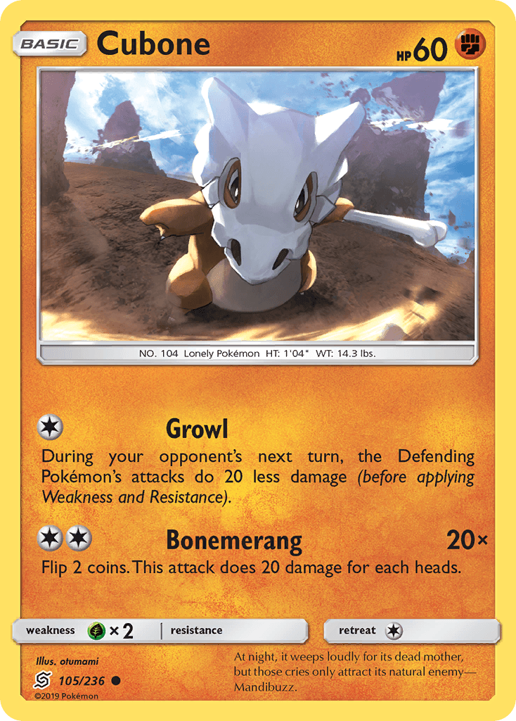 Cubone 105/236