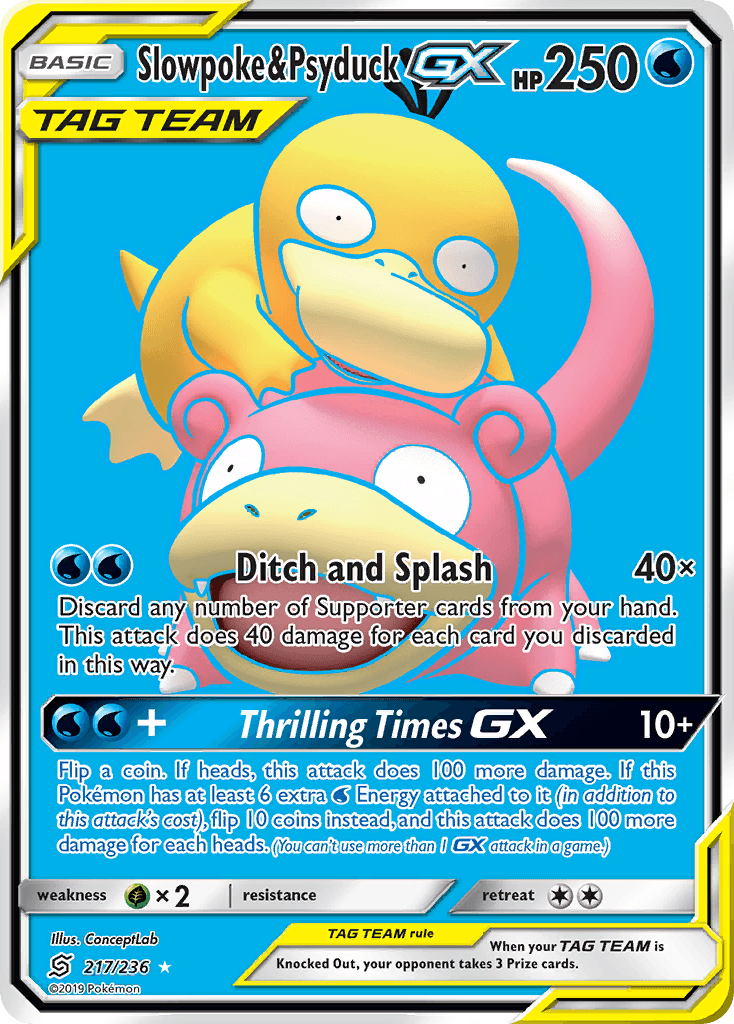 Slowpoke & Psyduck-GX 217/236