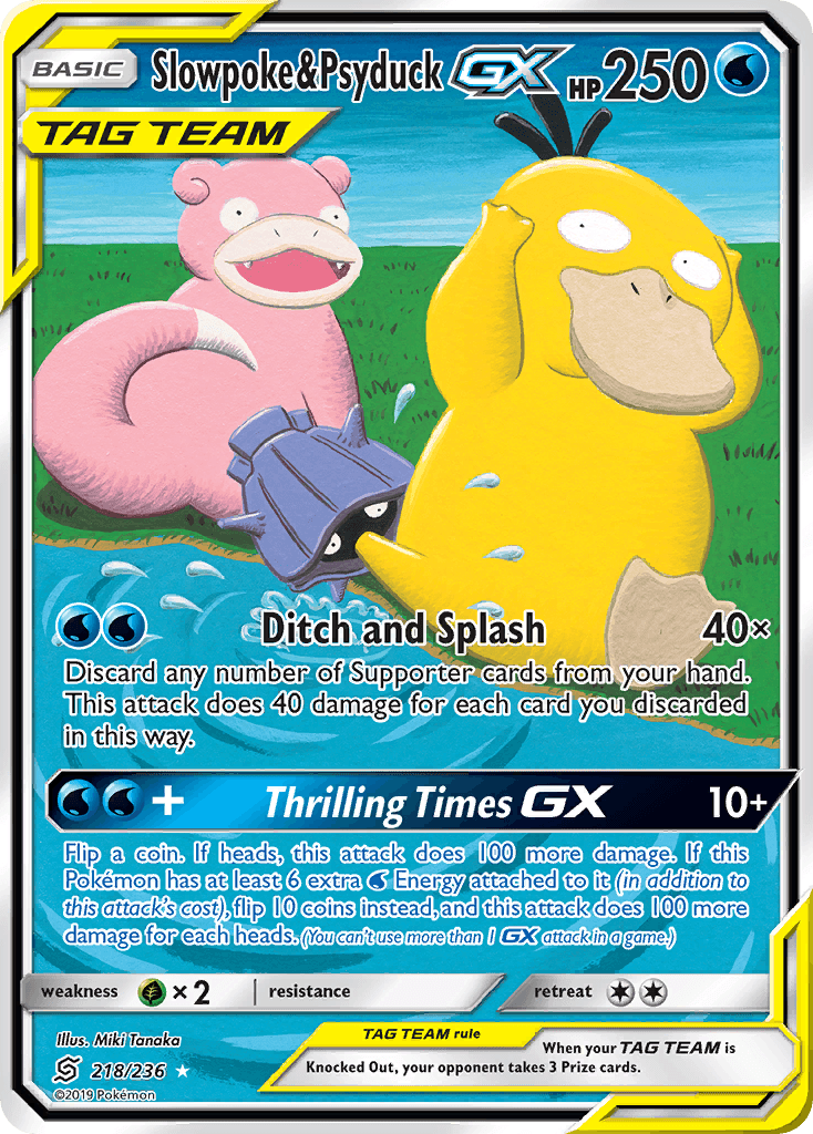 Slowpoke & Psyduck-GX 218/236