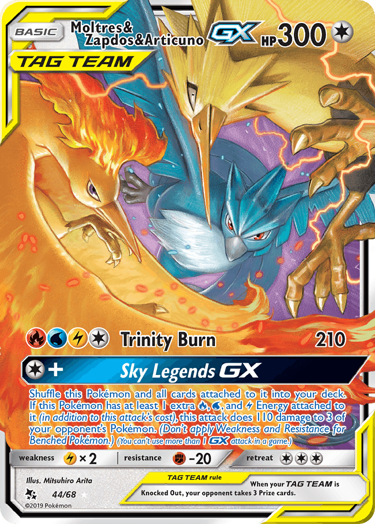 Moltres & Zapdos & Articuno-GX 44/68