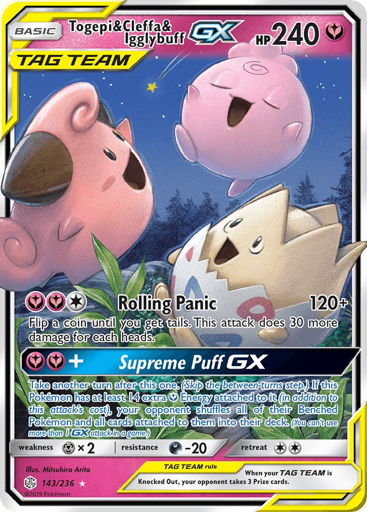 Togepi & Cleffa & Igglybuff-GX 143/236