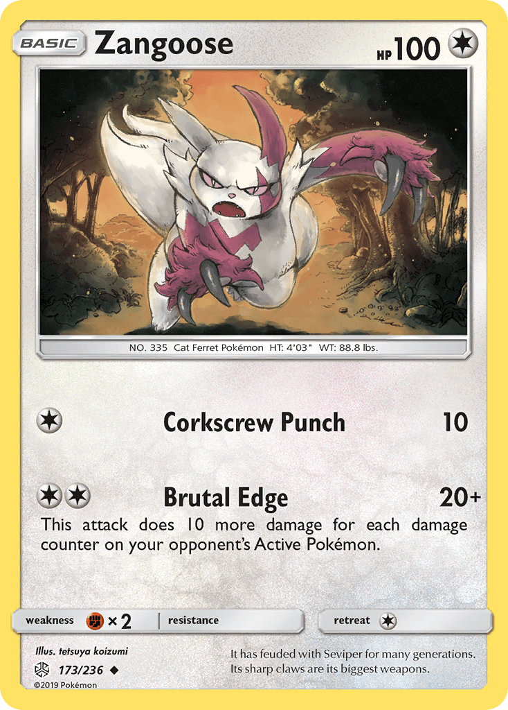 Zangoose 173/236