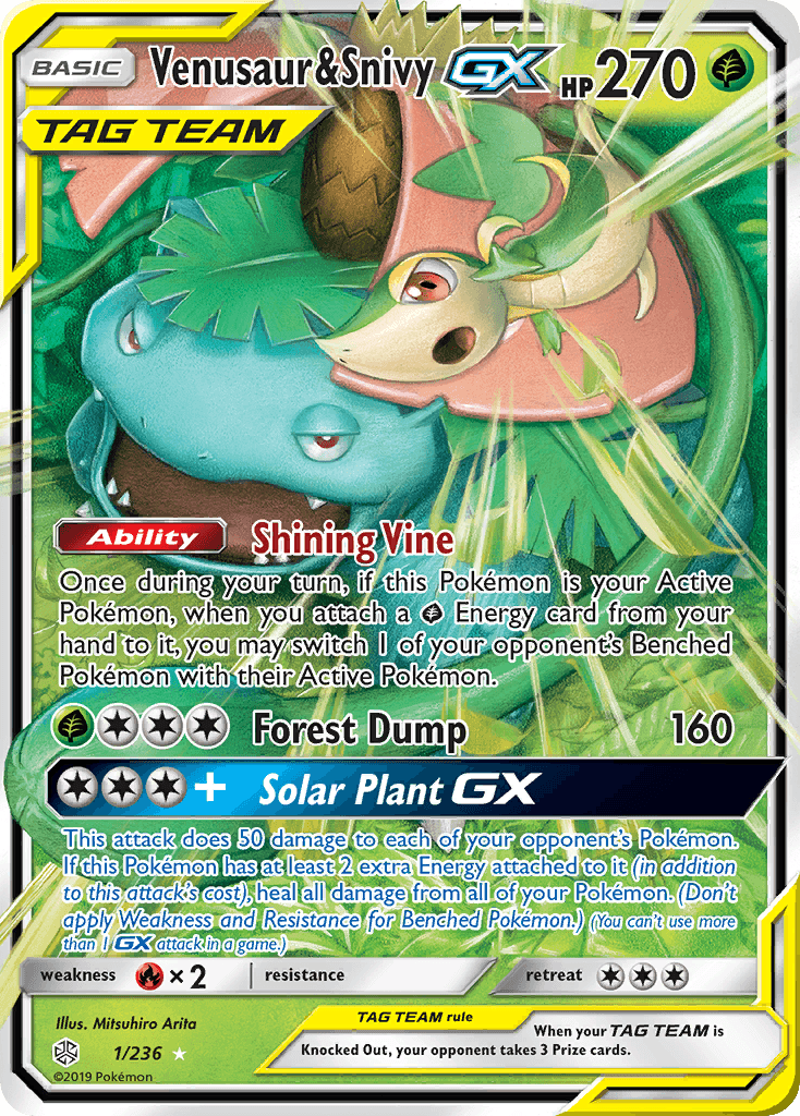 Venusaur & Snivy-GX 1/236