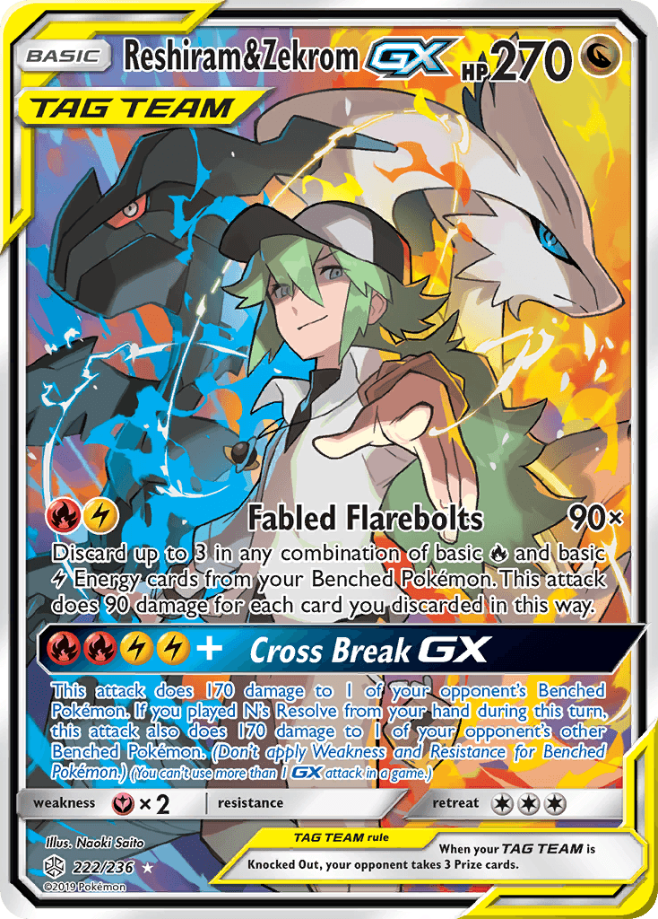 Reshiram & Zekrom-GX 222/236