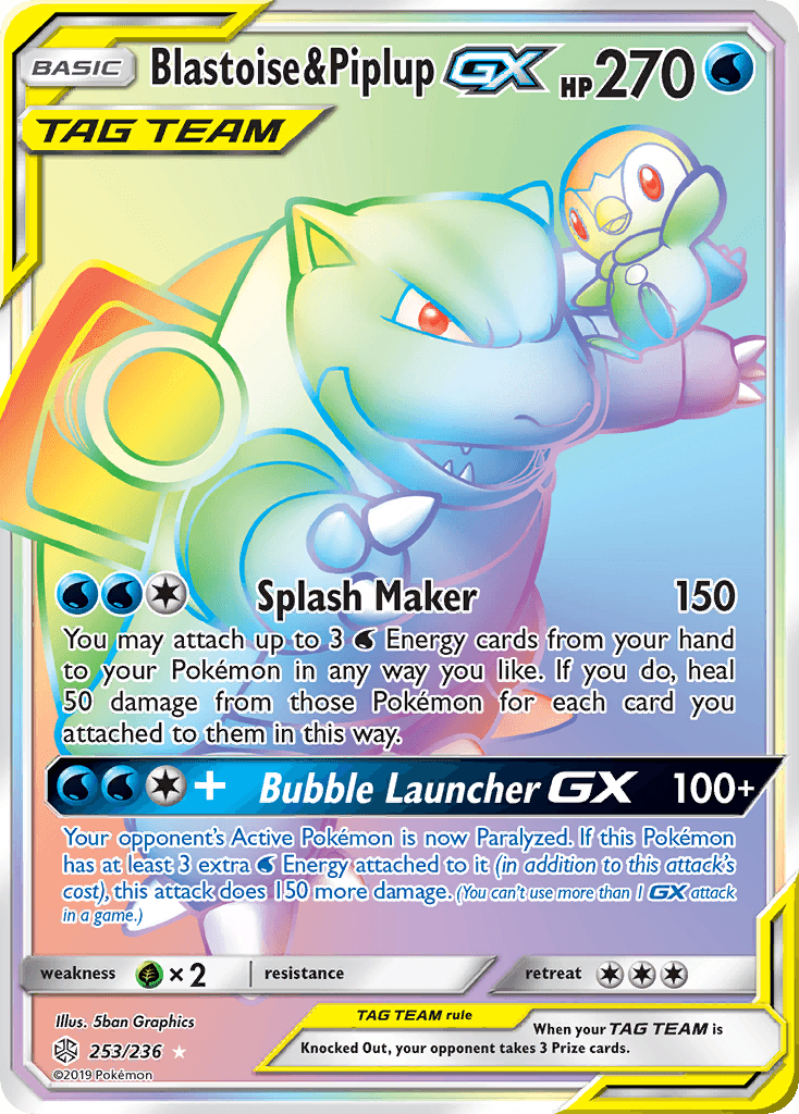 Blastoise & Piplup-GX 253/236