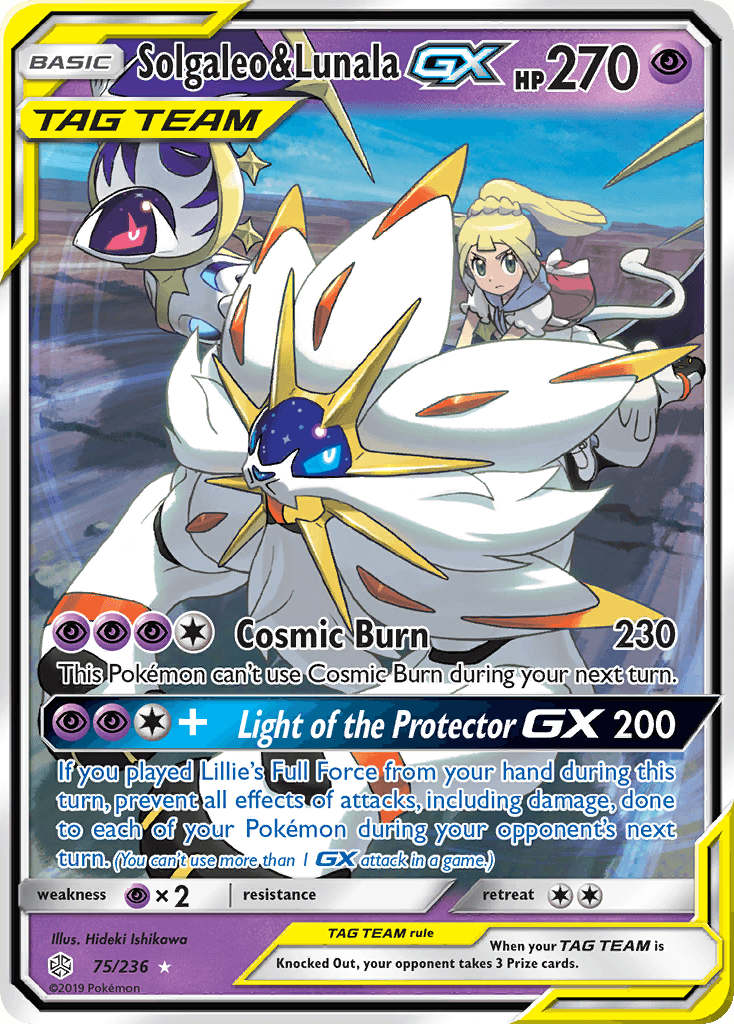 Solgaleo & Lunala-GX 75/236