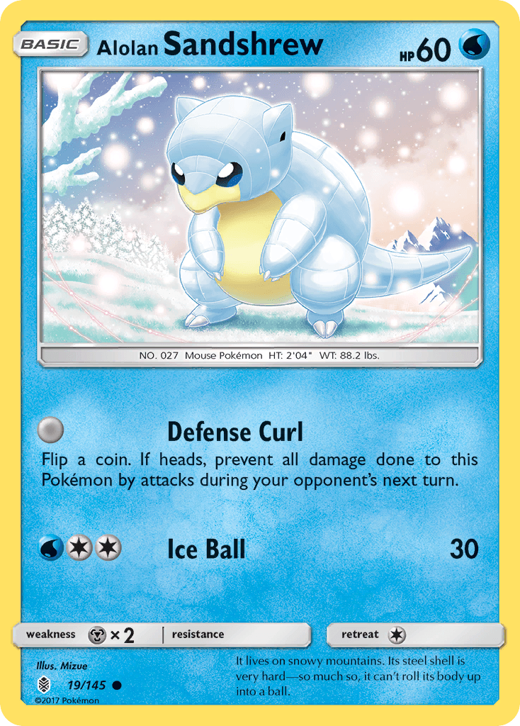 Alolan Sandshrew 19/145