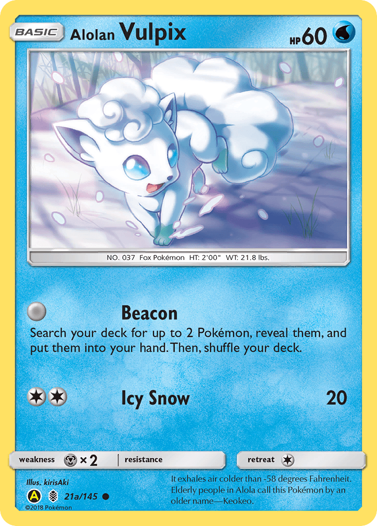 Alolan Vulpix 21a/145