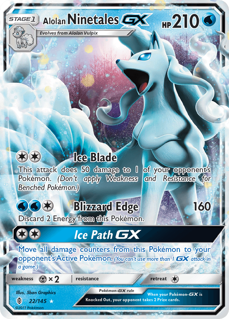 Alolan Ninetales-GX 22/145