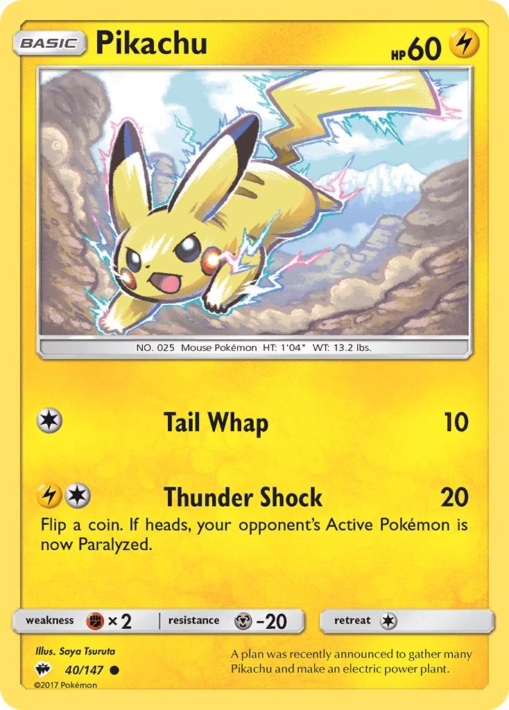 Pikachu 40/147