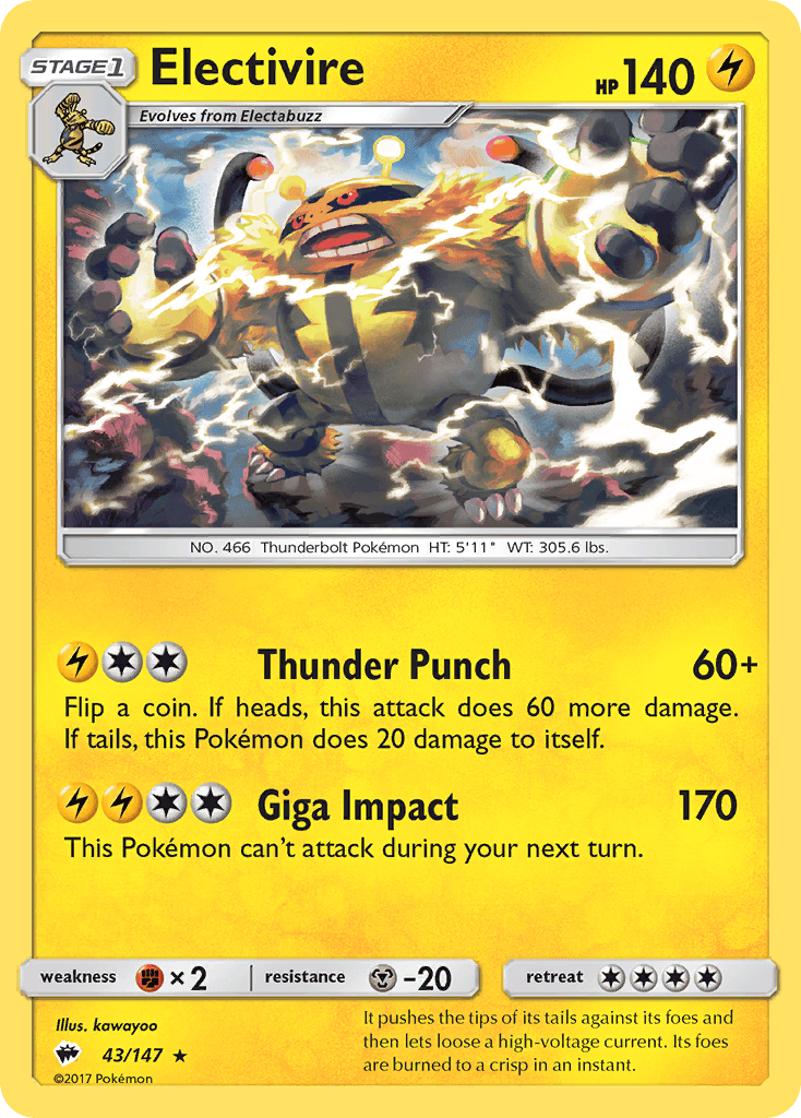 Electivire 43/147