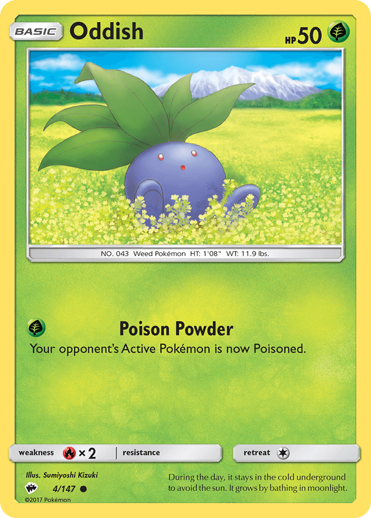 Oddish 4/147