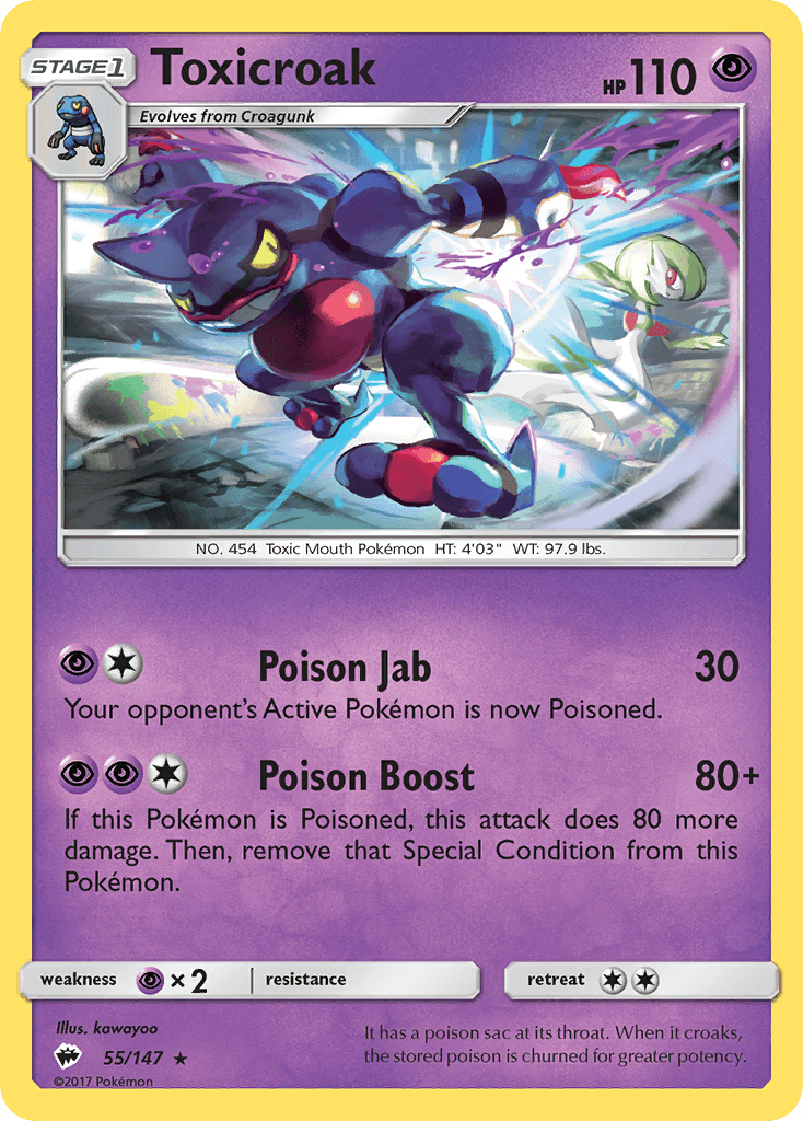 Toxicroak 55/147
