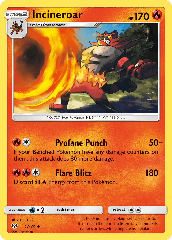 Incineroar 17/73