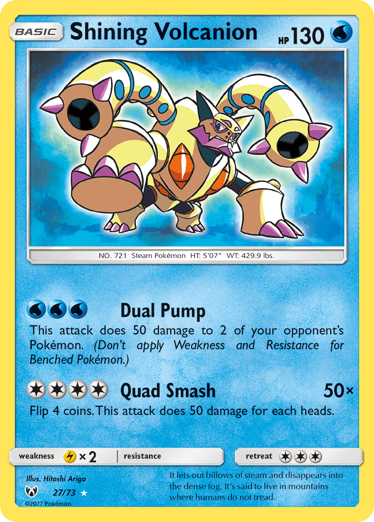 Shining Volcanion 27/73