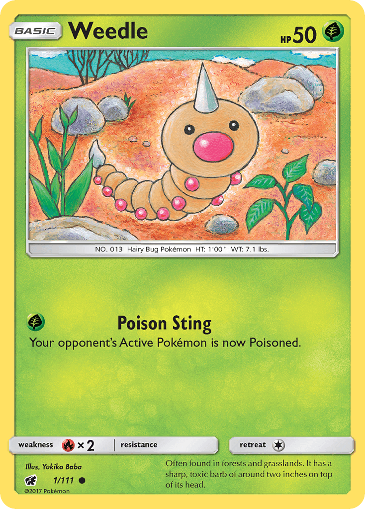 Weedle 1/111