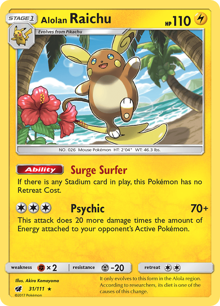 Alolan Raichu 31/111