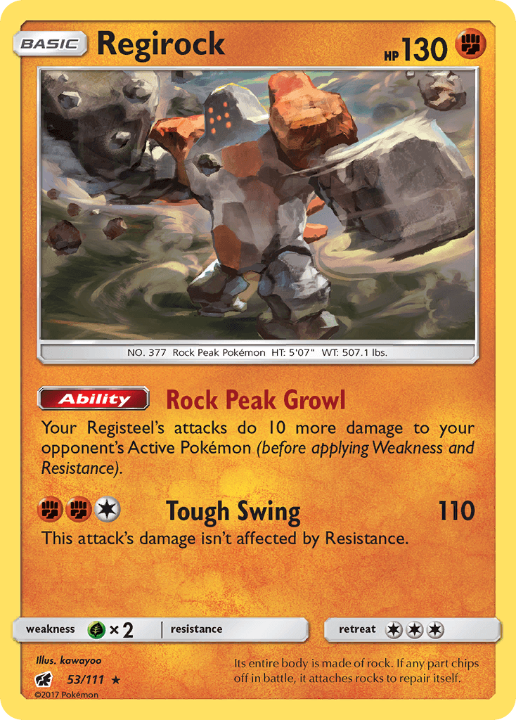 Regirock 53/111