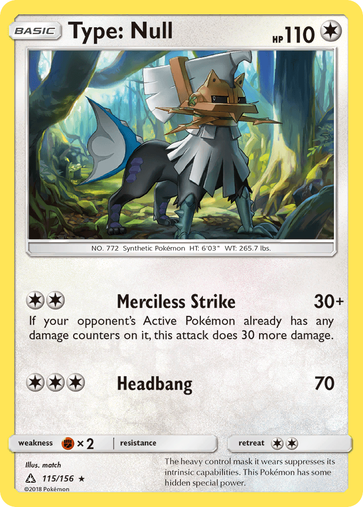 Type: Null 115/156