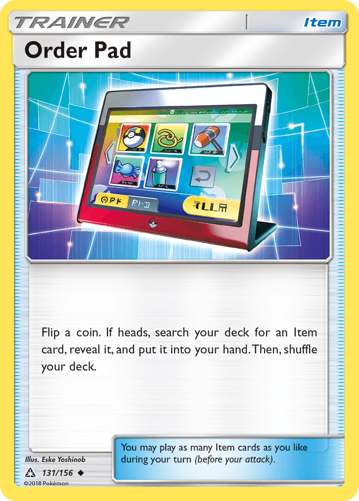Order Pad 131/156