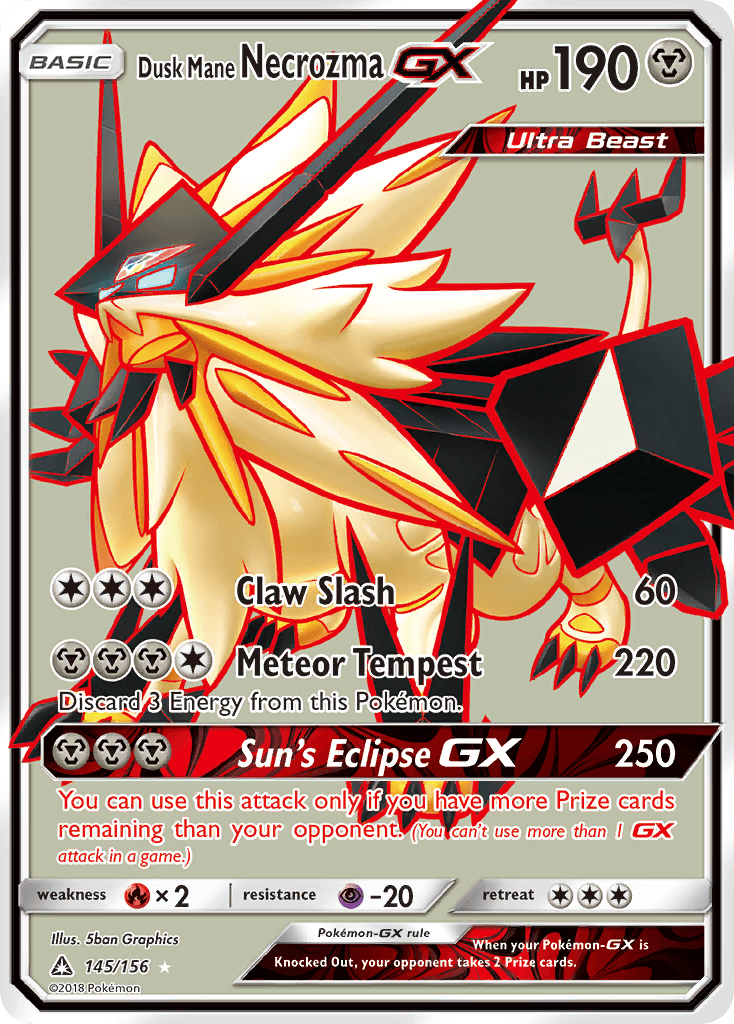 Dusk Mane Necrozma-GX 145/156