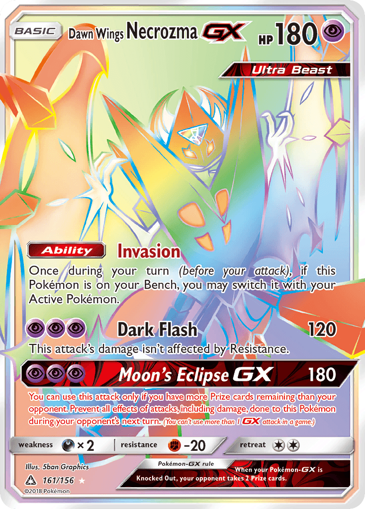 Dawn Wings Necrozma-GX 161/156