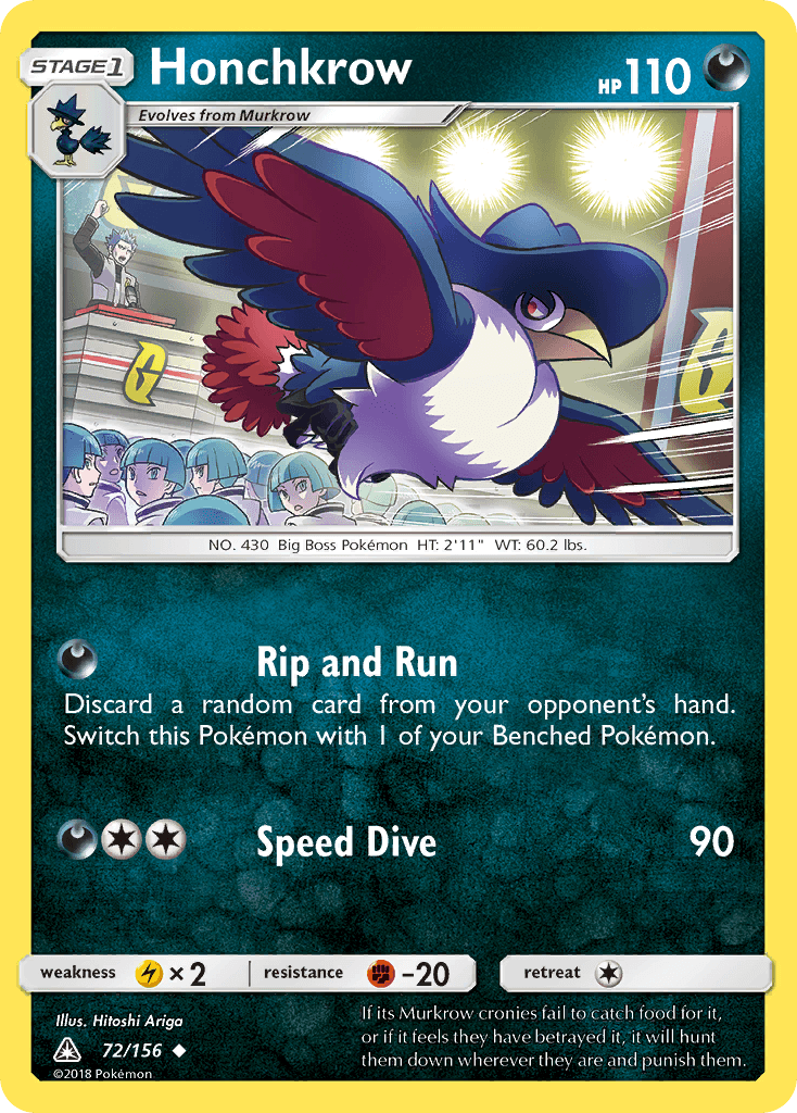 Honchkrow 72/156