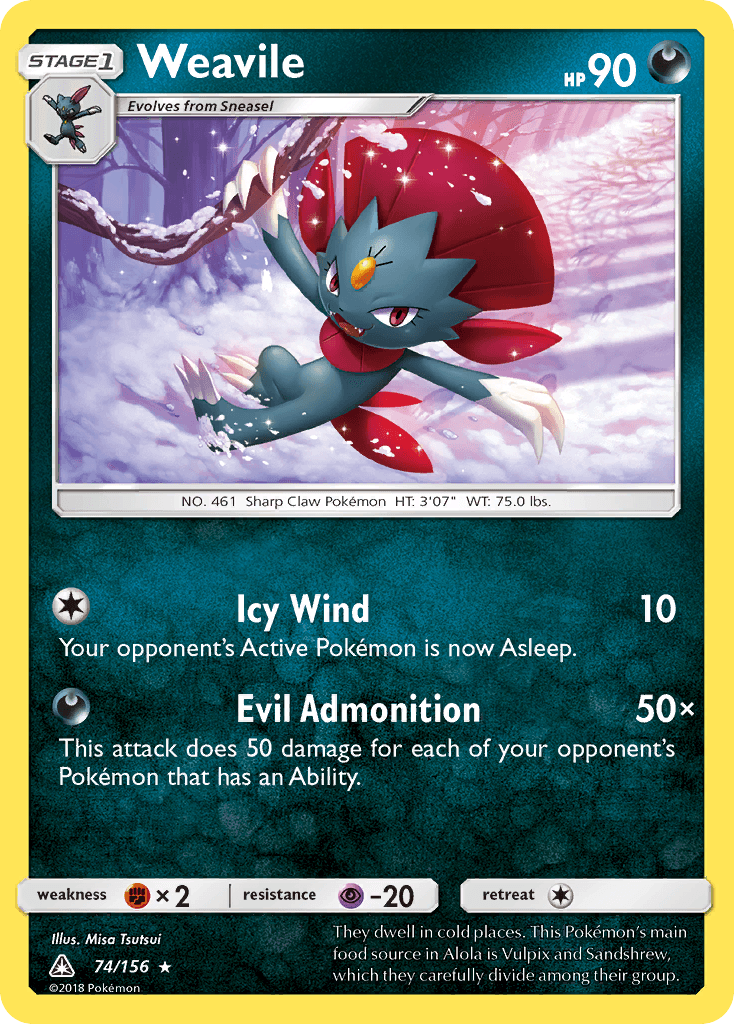 Weavile 74/156