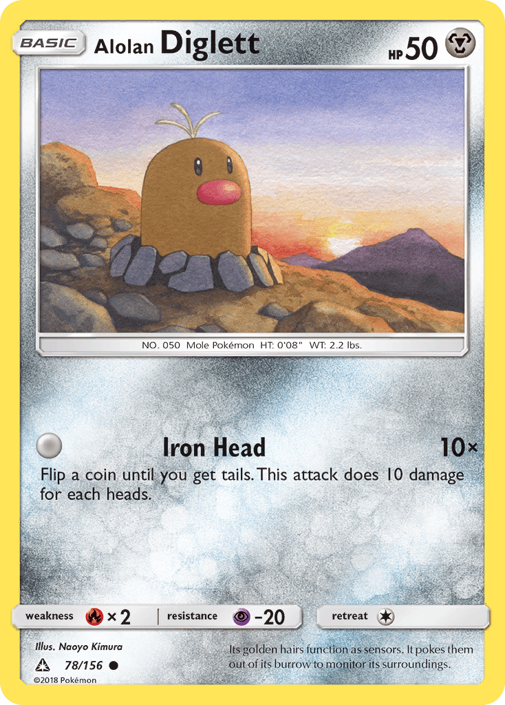 Alolan Diglett 78/156