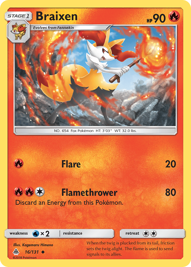 Braixen 16/131