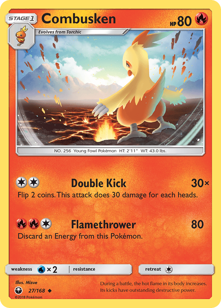 Combusken 27/168