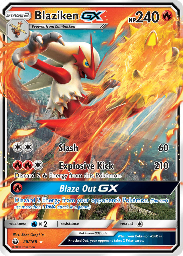 Blaziken-GX 28/168