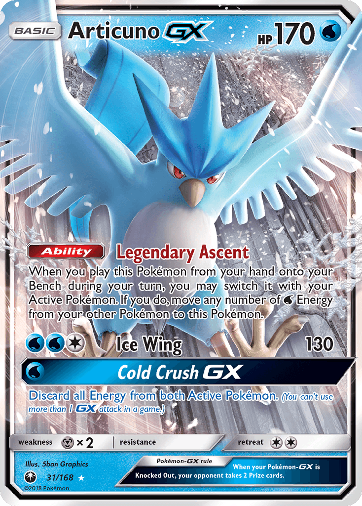 Articuno-GX 31/168