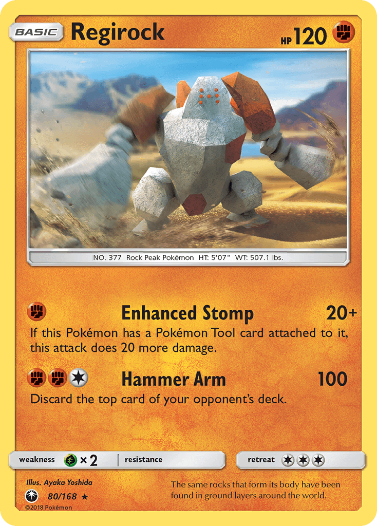 Regirock 80/168