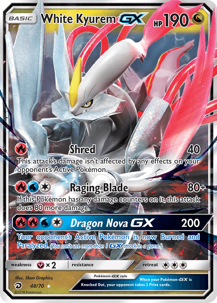 White Kyurem-GX 48/70