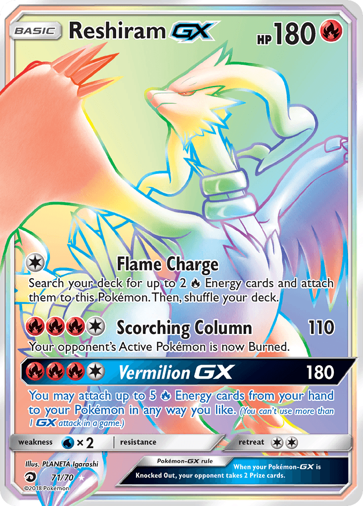 Reshiram-GX 71/70