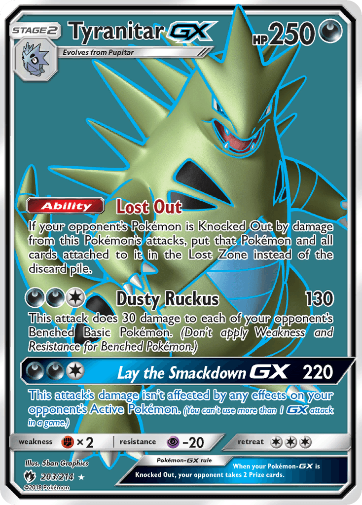 Tyranitar-GX 203/214