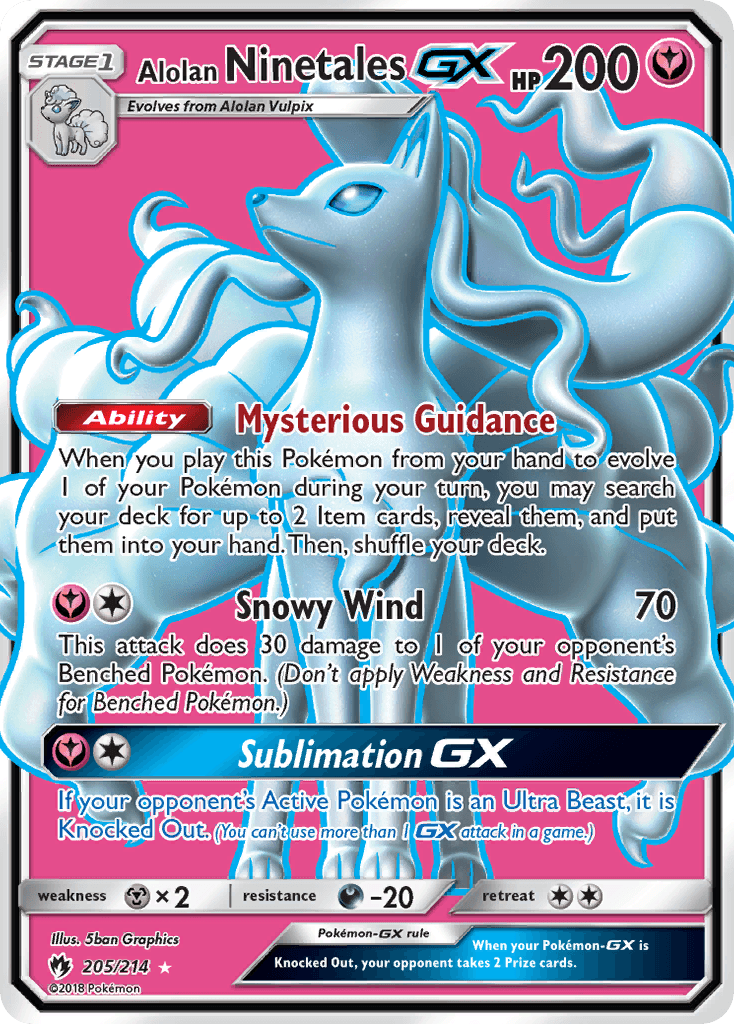 Alolan Ninetales-GX 205/214