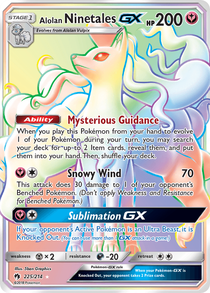 Alolan Ninetales-GX 225/214