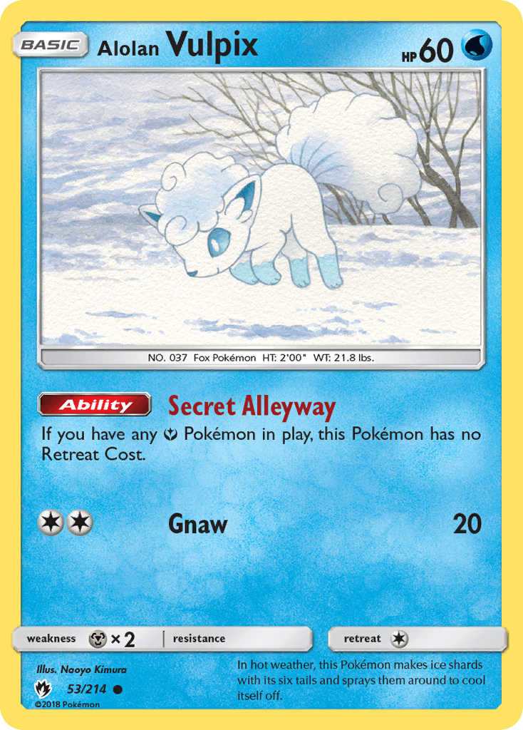 Alolan Vulpix 53/214