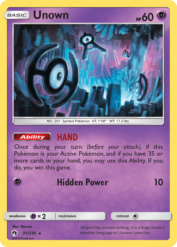 Unown 91/214