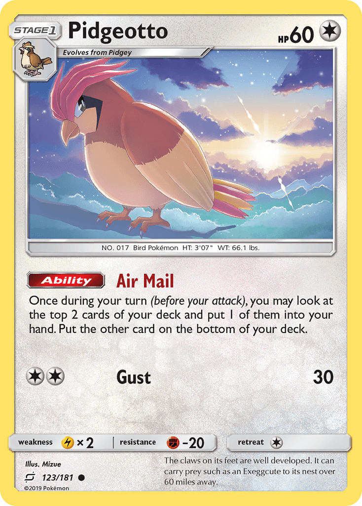 Pidgeotto 123/181