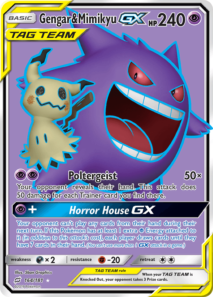 Gengar & Mimikyu-GX 164/181
