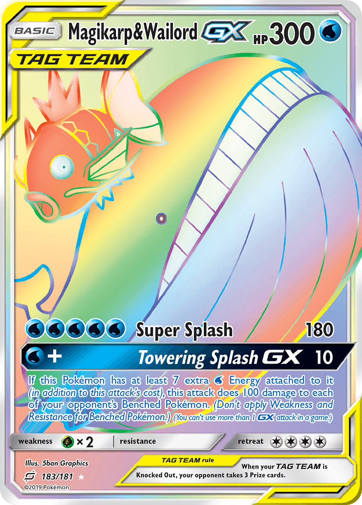 Magikarp & Wailord-GX 183/181